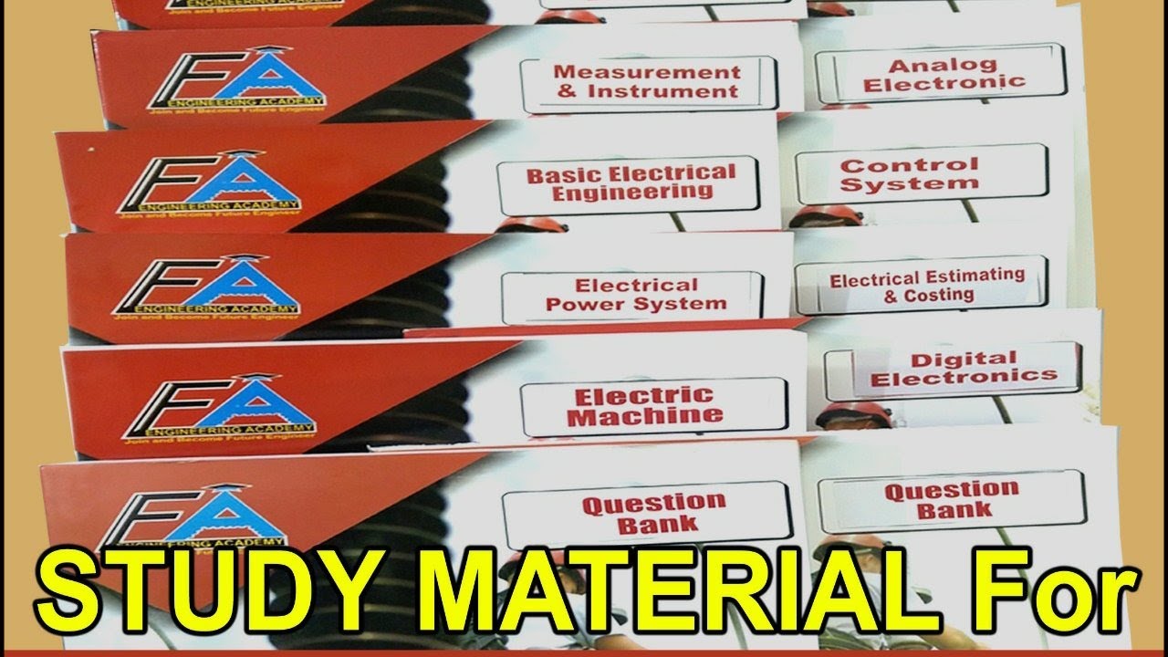 Junior Engineer Electrical Study Material(SSC,LMRC,RSEB,UPRVNL,KPTCL,PSPCL)