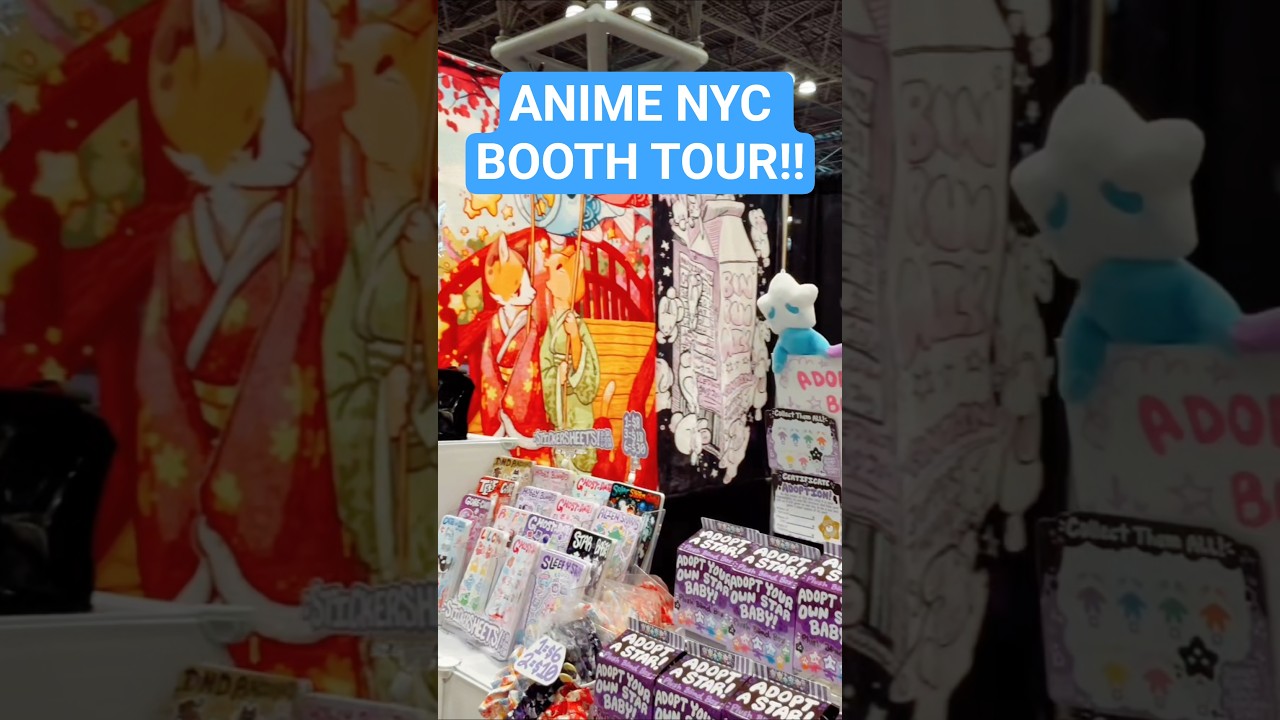 ANIME NYC BOOTH TOUR!! booth 858!! 