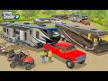 Going camping with new 250000 motorhome  fs22