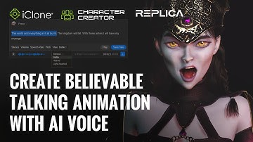Character Artist Creates Believable Talking Animations with Replica AI Voice