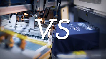 What is the difference between stencil and screen printing?