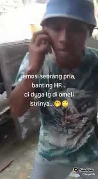 banting hp setelah marah 2 ditelpon istri...