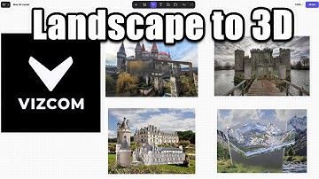 Vizcom 3D Generative AI Landscape Test - Castles, Mountains, Terrain and Detail #3dgenerativeai