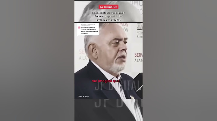 “¿Qué comen ustedes? Comida de tercera seguramente”, congresista sobre bufet
