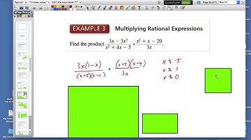 7.3 Video Notes:  Multiply & Divide Rational Expressions