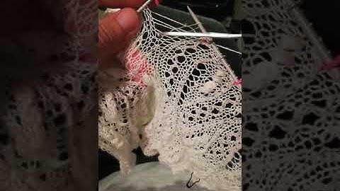 How to fix a mistake in lace.