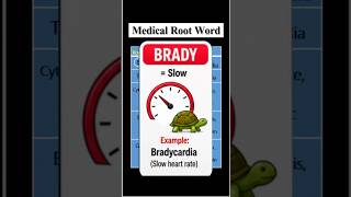 Medical Root Words Decode 🧠 | Brady, Tachy, Cyte ka asli matlab! #shorts #shortsfeed #education