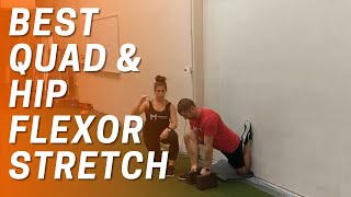 Best Quad & Hip Flexor Stretch EVER - Couch Stretch With PAILs & RAILs
