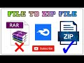 File to zip file convert kese kre chetak digital studio jugal singh