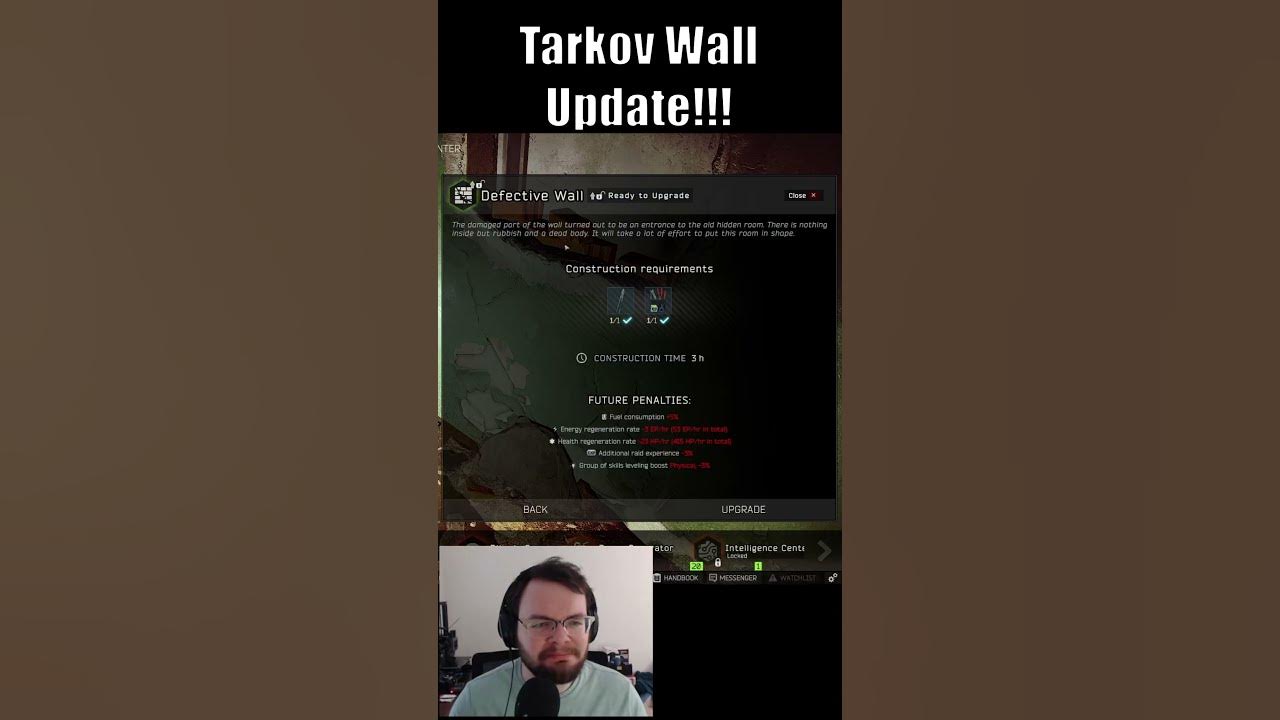 Tarkov Defective Wall, Using Sledge Hammer Update! YouTube