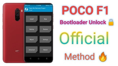 POCO F1 [ Bootloader Unlock ] official Method 💯 🔥 Done | After TWRP Install