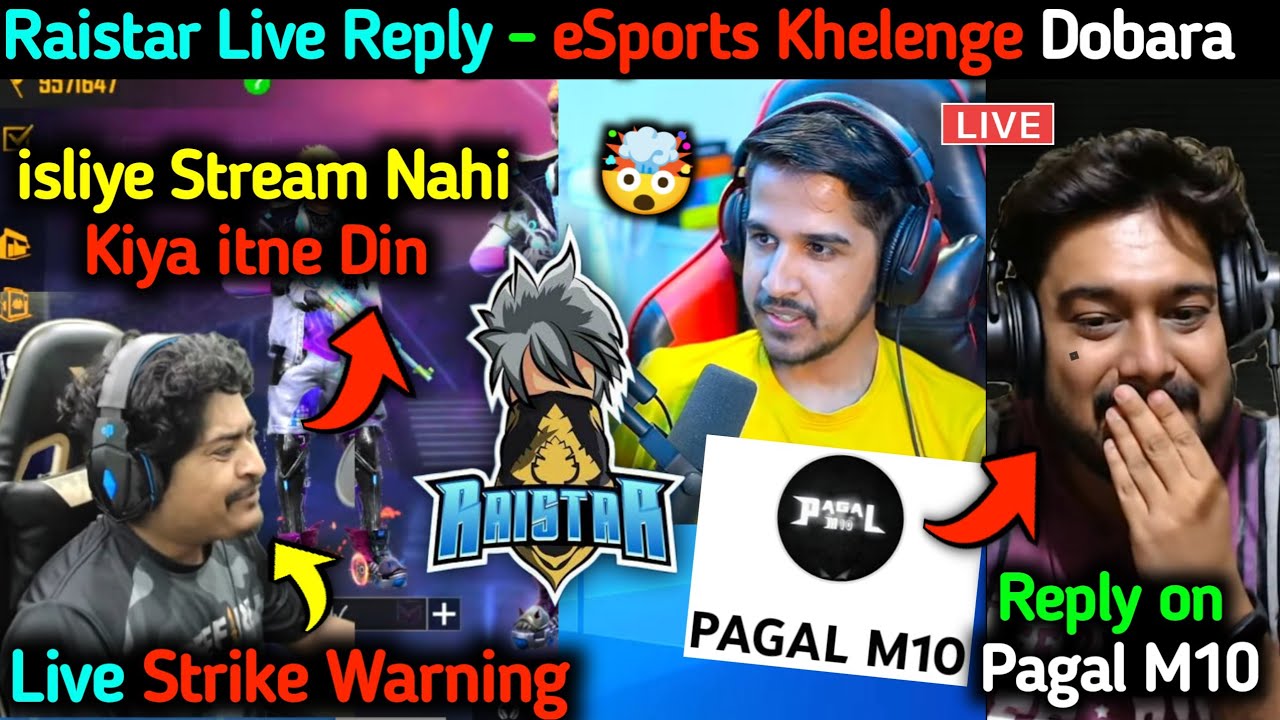 Gyan Gaming Gave STRIKE WARNING! 😱, Raistar Live Reply On Esports 🤯 ...