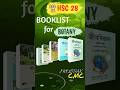 HSC-28~BEST BOOKLIST for BOTANY #hsc2028 #education #shorts #ssc2026 #motivation #medical