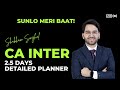 2.5 Days Detailed Planner CA Inter Law May&#39;23 | Can&#39;t miss this video!! ICAI | CA | CS | CMA