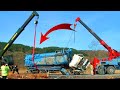 TOP 25 Dangerous Heavy Truck &amp; Car Driving Skills - Best of Excavator, Truck &amp; Car Fails Compilation