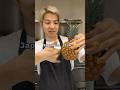 Ken makes fruits Tanghulu, with a very average size Japanese pineapple 😌