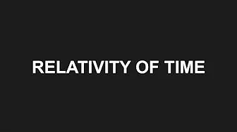 Relativity of time