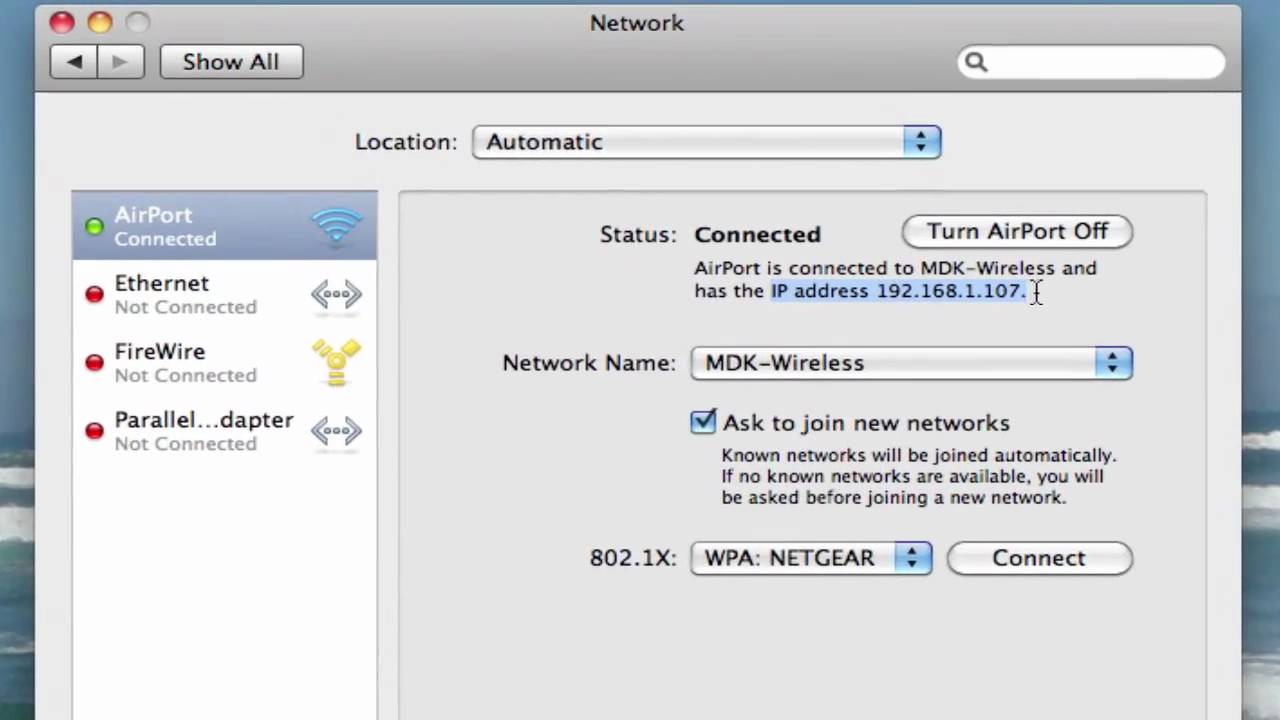 mac os list network ip addresses