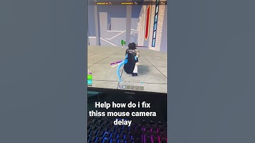 How do i fix this my so much delay with my camera in roblox helpp!!!!!