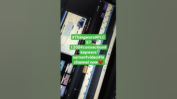 Integrations of TIA portal and thingworx using kepware server #thingworx #tiaportal #ptc #plc