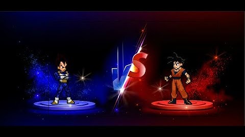 Goku Vs vegeta sprite animation
