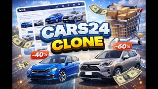 Responsive CARS24 Clone Website Using React JS | Web Development Project