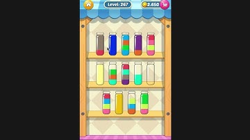 Water Sort Puzzle I Level 267 I  Facebook I SOLVED