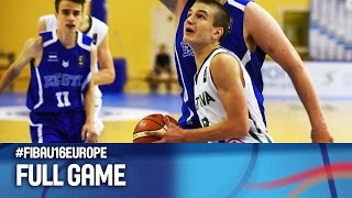 Lithuania v Estonia - Full Game - R 16