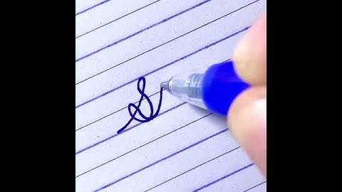 Stay in cursive writing | How to write English cursive writing | Cursive handwriting practice
