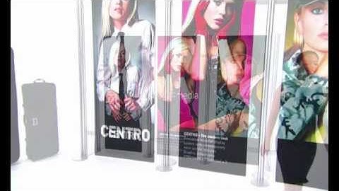 D4M Centro Panel display stand, Exhibition stands, Modular displays