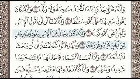 سورة الجن الصفحة 572 الشيخ محمد صديق المنشاوي