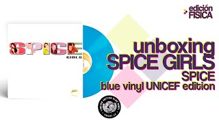 SPICE GIRLS - SPICE - UNICEF Blue Vinyl LP - Unboxing & Comparison with 1996 and 2016 releases - 4K