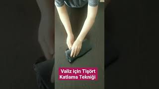 Tişört Katlama Tekniği #keşfetteyiz #keşfet #shortvideo #shorts