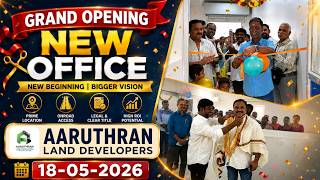 Dreams Growing Bigger,New Office Launch Celebration | Aaruthranland Developers #ald