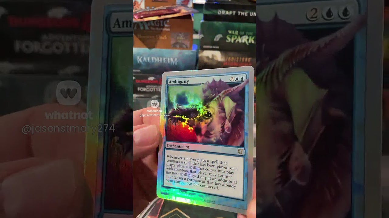 Vintage Foil Rare Pull Unhinged Booster Pack Opening Magic The Gathering 