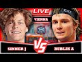 🔴LIVE: SINNER J VS BUBLIK A • VIENNA 2025  #tennis #wta #atp #tiebreak