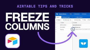 How to freeze columns in Airtable