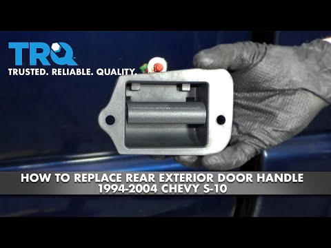 How to Replace Rear 3rd Door Handle 1994-2004 Chevy S-10