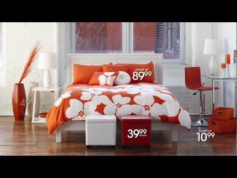 Tendance orange! (Spot TV) Bouclair Maison - Mai 2012