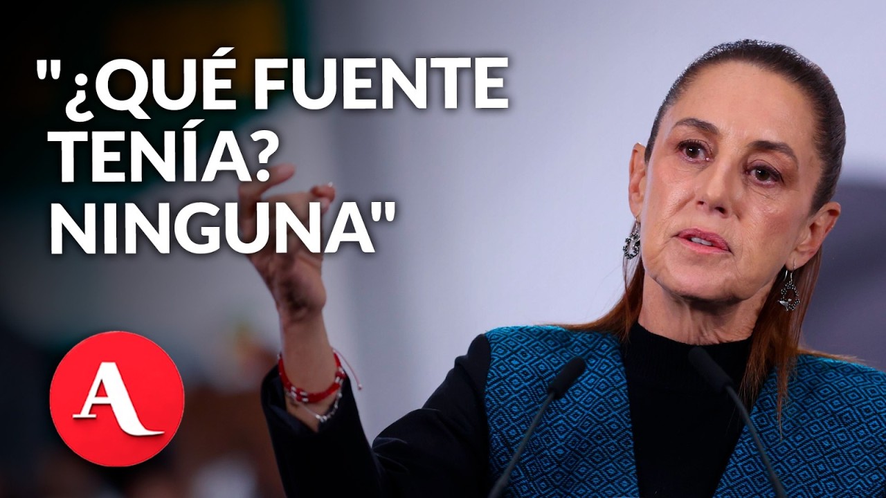 Sheinbaum se lanza contra información falsa de hospitalización de AMLO