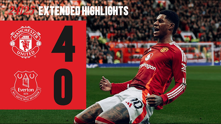 Amorim's First League Win! 🙌 | Man Utd 4-0 Everton | Extended Highlights