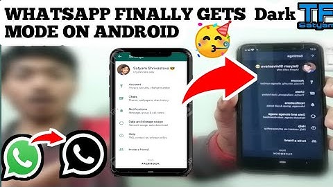 WhatsApp is Get Dark Mode Now 2020 | Here