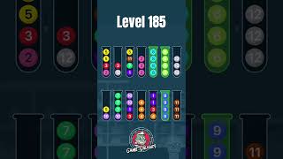Solve Level 185 of Ball Sort Candy 🍬 | Expert Tips & Tricks @TheGameSaviors 🚀 screenshot 2