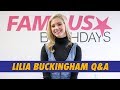 Lilia Buckingham Q&A