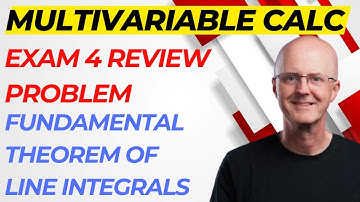 Multi Calc, Exam Review Problem (Fundamental Thm of Line Integrals for Conservative Vector Fields)