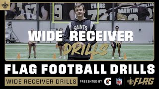 Wide Receiver Drills | NFL Flag Football Drills