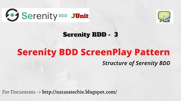 #Serenity BDD - 3 | Serenity BDD Screen Play Pattern | NATASA Tech