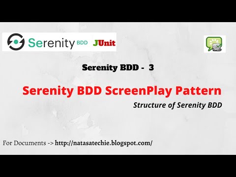 #Serenity BDD - 3 | Serenity BDD Screen Play Pattern | NATASA Tech