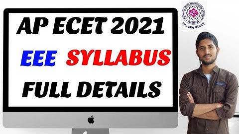 AP ECET 2021 EEE SYLLABUS UNIT WISE MARKS || FULL DETAILS || BSD TELUGU TECH