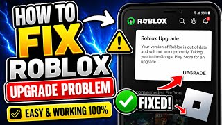 How To Fix Roblox Upgrade Problem 2026 | Roblox Not Updating Fix Android & iOS (Working 100%)